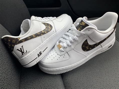 lv shoes with nike|custom lv nike shoes.